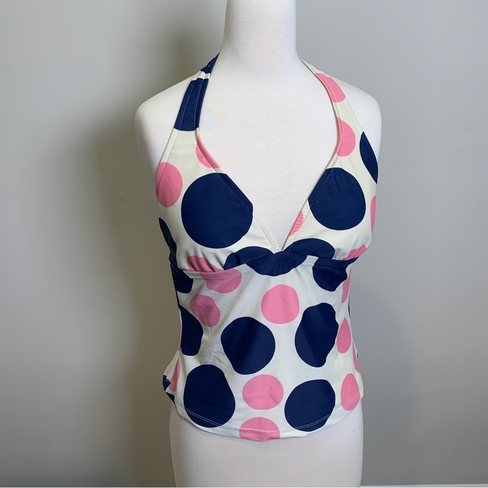 Sunset Separates Polka Dot Tankini Swimwear Size Medium